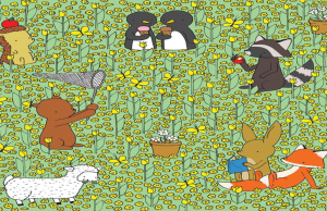 Can You Find A BEE Among The Flowers?