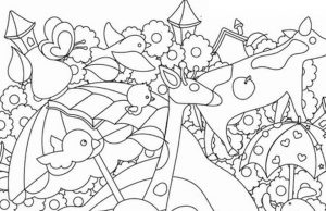 Find Vase, Bird, Book, Apple, and Butterfly.