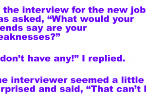 A man was interviewed for the new job