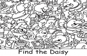 Only genius can spot the Daisy!