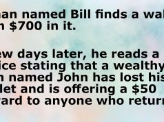 A Man Finds A Wallet With 700 In It