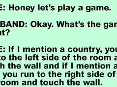 Husband And Wife Playing Game