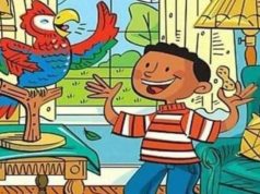 Find Comb, Spoon, Pencil, Maple Leaf, Star.