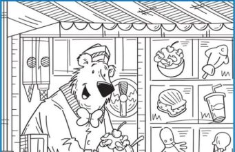 Find Musical note, Shoe, Crayon, Mushroom, Butterfly, Glove.