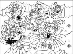 Hidden Picture: Fairies.