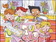 Hidden Picture: Baked with Love.