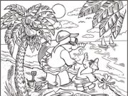 Hidden Picture: A Day at the Beach.