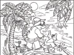 Hidden Picture: A Day at the Beach.