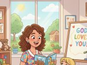 A Sunday School teacher of preschoolers