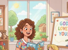 A Sunday School teacher of preschoolers