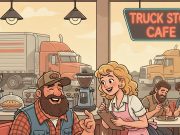 A trucker came into a truck stop coffee shop
