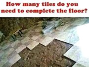How many tiles do you need to complete the floor?