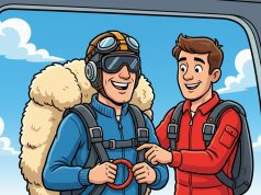 A blind man was describing his favorite sport