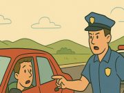 A man was speeding down the highway